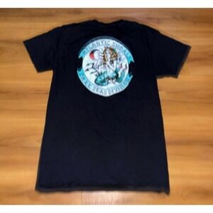 Mens Dark Seas "Atlantic Shoals" Cotton Crewneck T-Shirt